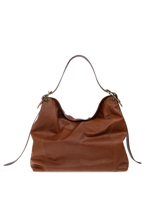 Leather bag ‘D-LINE HOBO L’