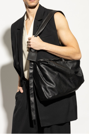 Discord Yohji Yamamoto Bolsa de ombro de couro