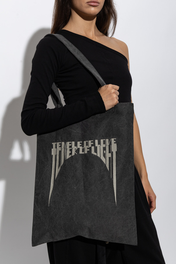Rick Owens DRKSHDW Embroidered Shopper Bag by Rick Owens DRKSHDW