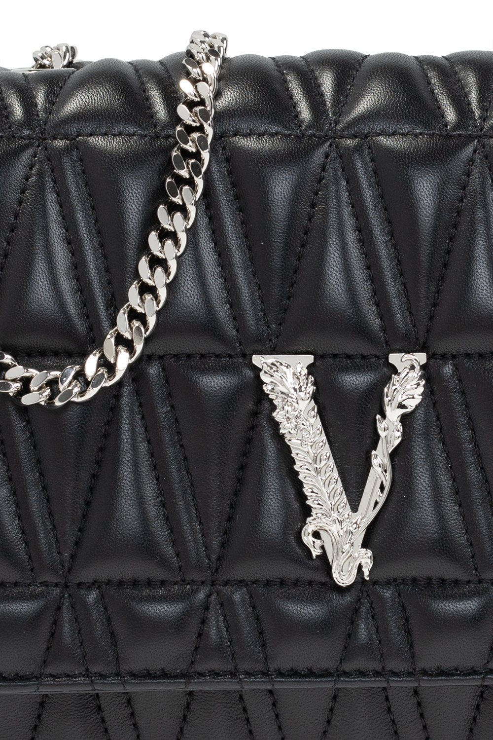 Versace Virtus Quilted Evening Bag