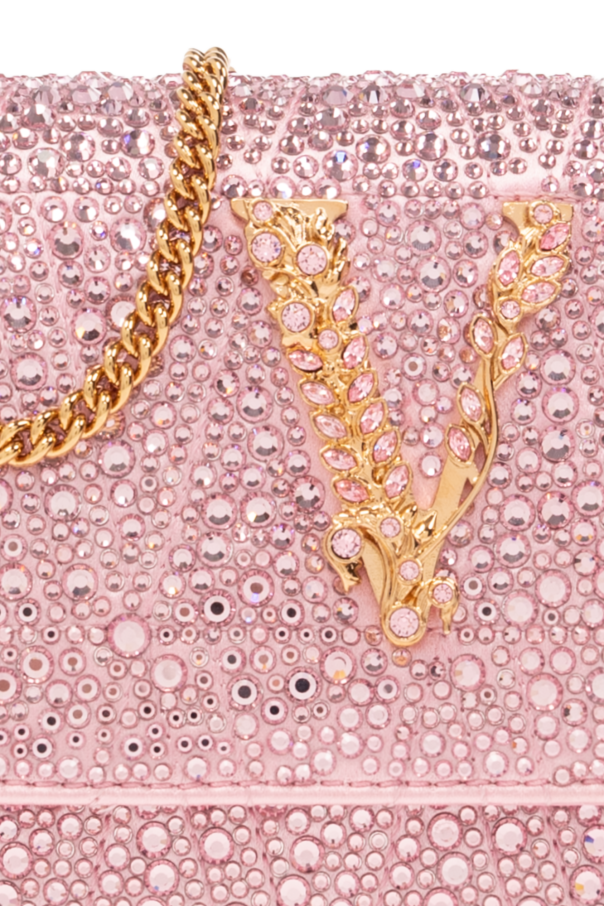 Pink ‘Virtus Mini’ clutch Versace - Vitkac GB