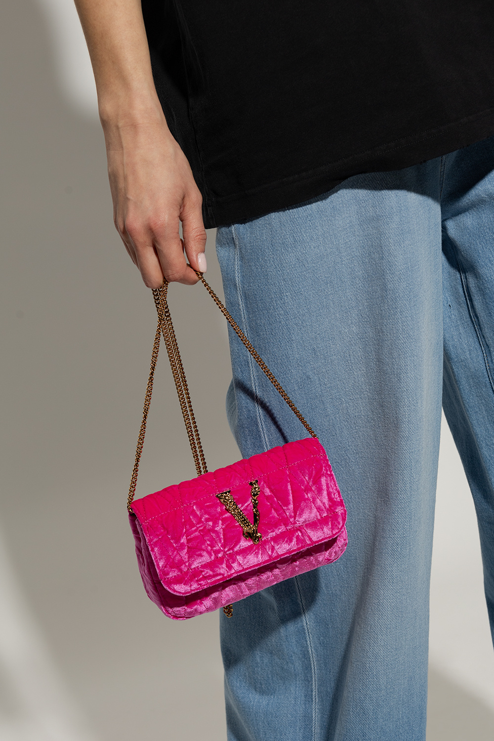 Versace Virtus Velvet Mini Bag