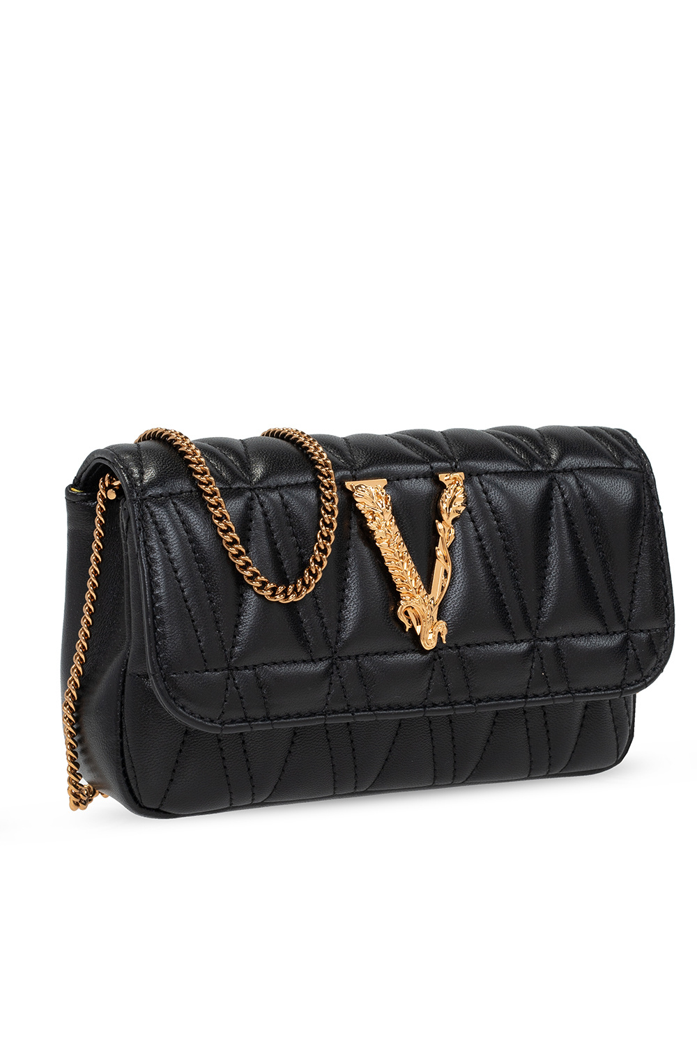 Versace ‘Virtus’ shoulder shape bag