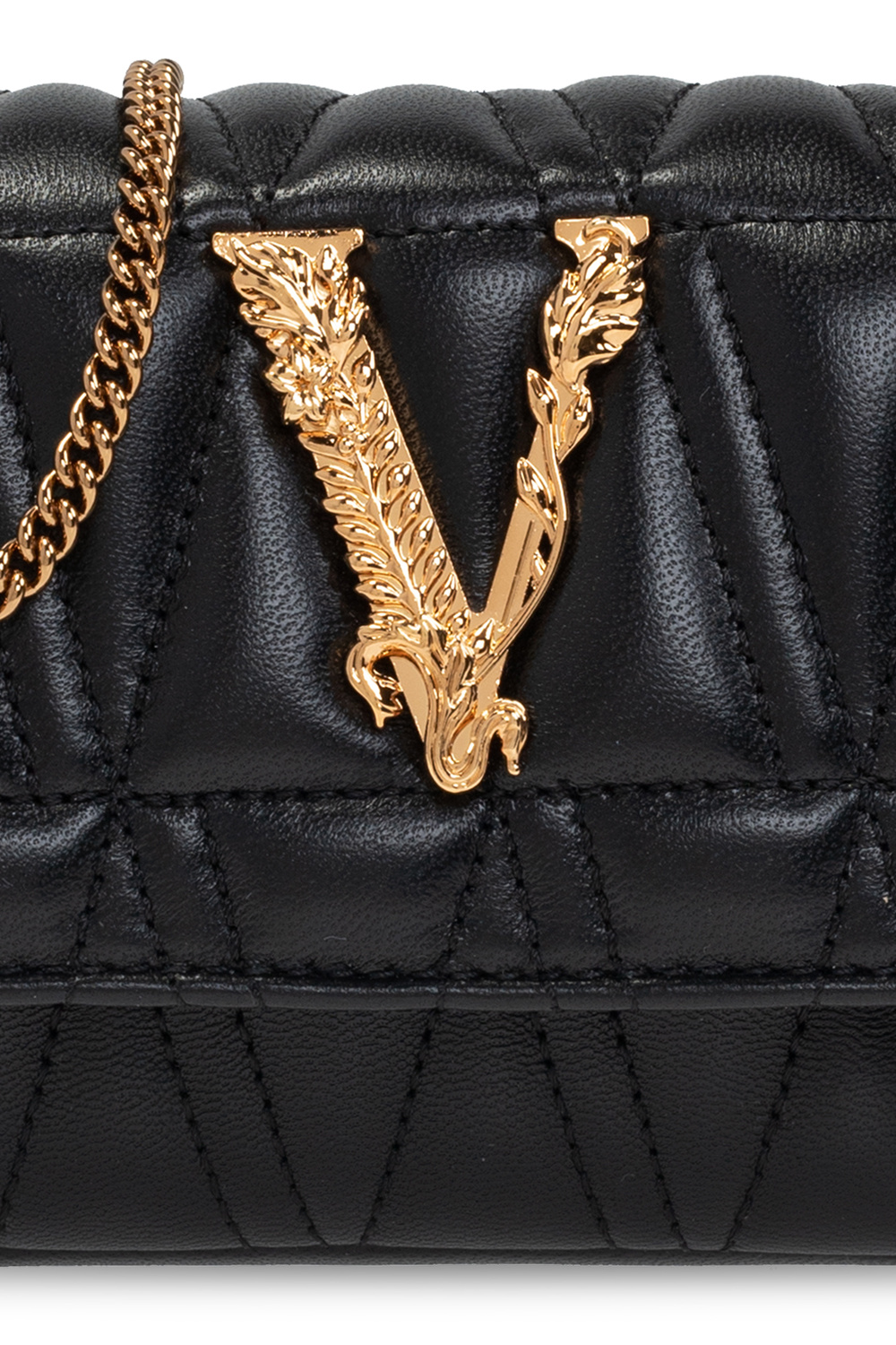 Versace ‘Virtus’ shoulder shape bag