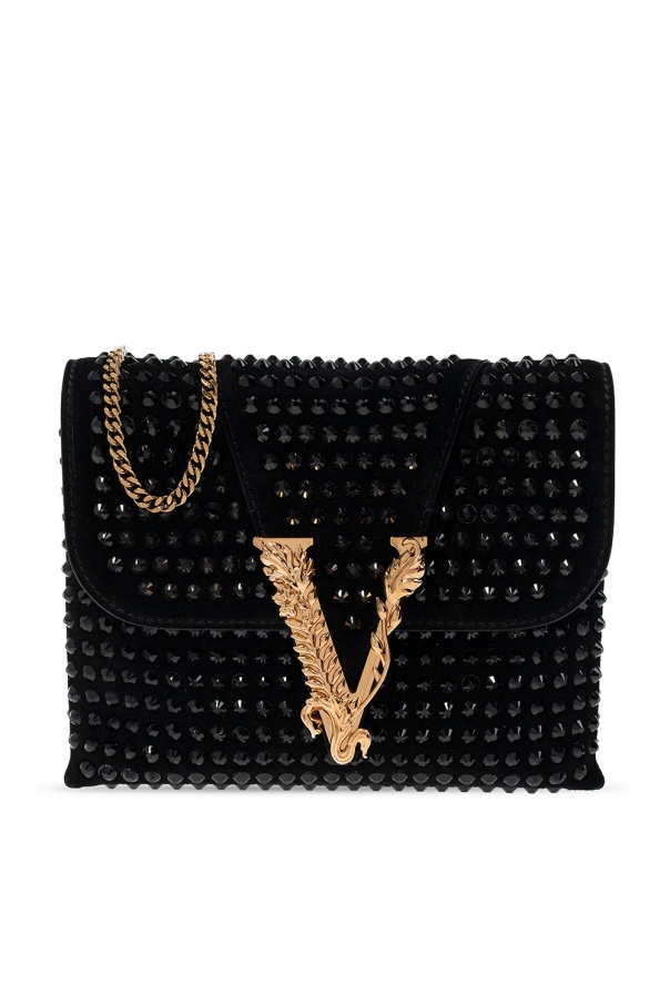 Versace Embellished shoulder bag