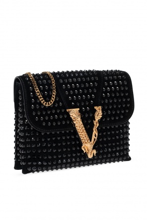 Versace Embellished shoulder bag