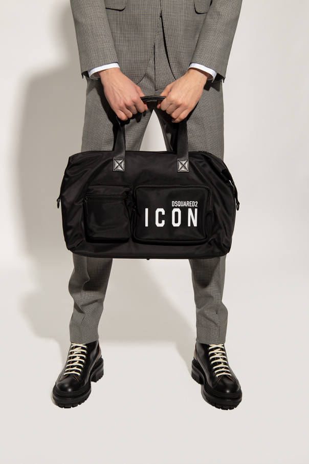 Dsquared2 ‘Be Icon’ duffel brown bag