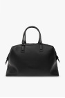 Dsquared2 BLACK Leather holdall bag
