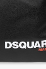 Dsquared2 BLACK Leather holdall bag