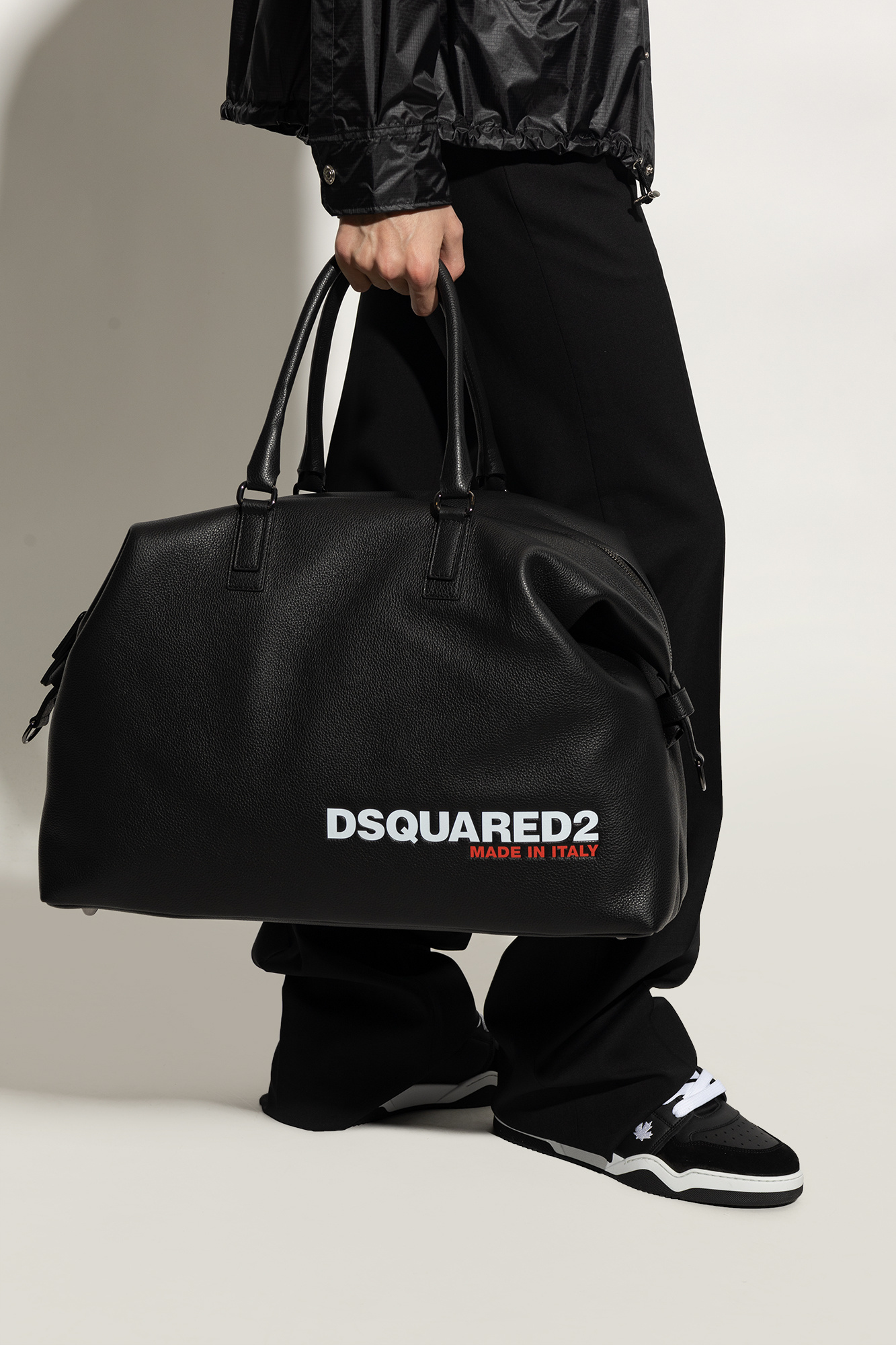 Dsquared2 Leather holdall SQR bag