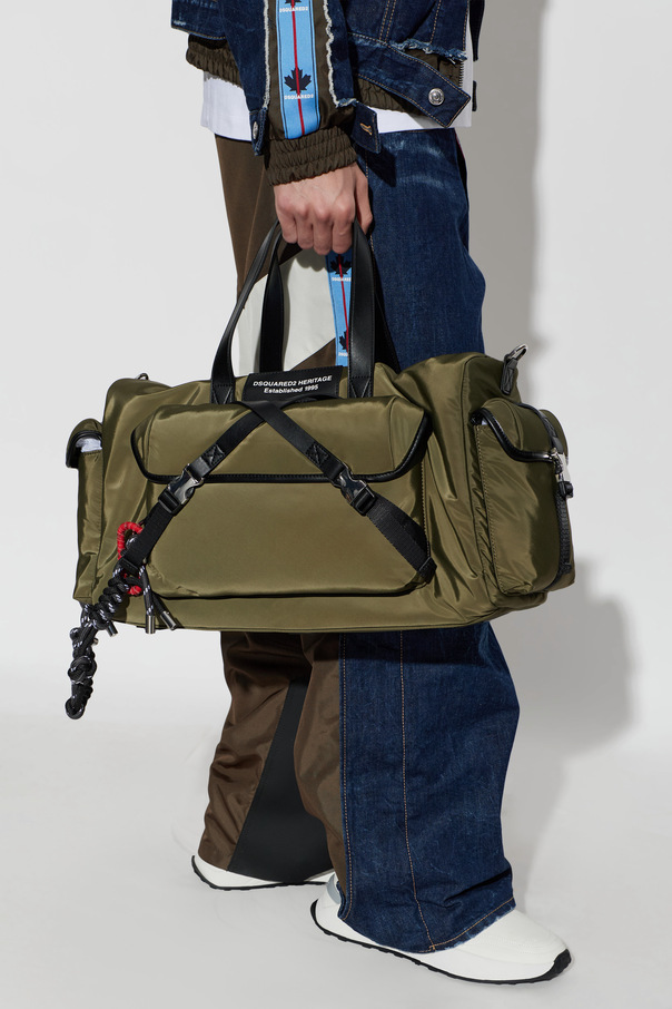 Dsquared2 Green Holdall Bag Dsquared2