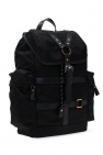 Versace BLACK Backpack with logo