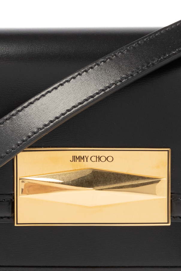 Jimmy Choo Skórzana torba na ramię ‘Diamond’