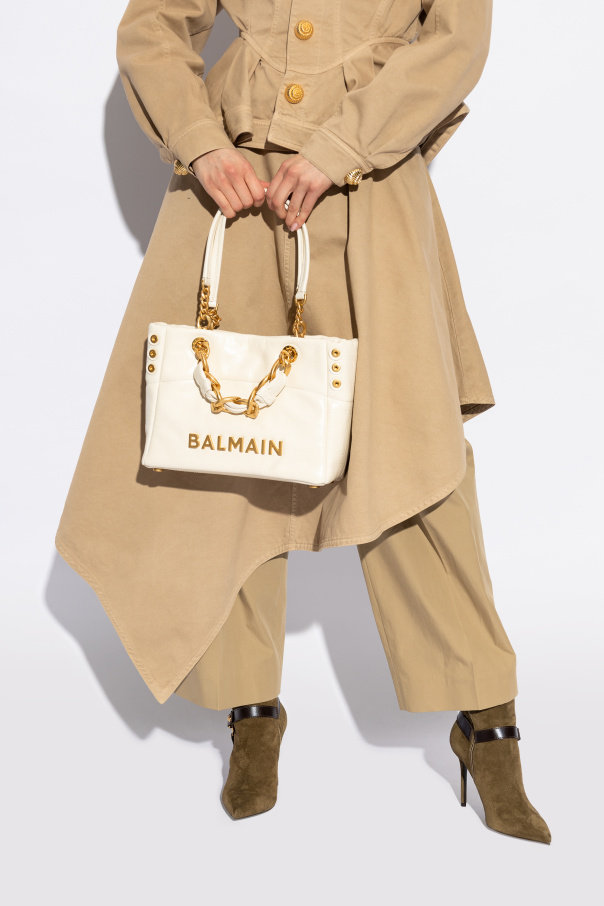 Balmain Torba `1945 Small` typu `shopper`