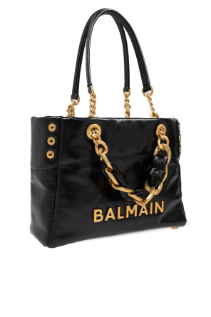 Balmain Torba `1945 Small` typu `shopper`