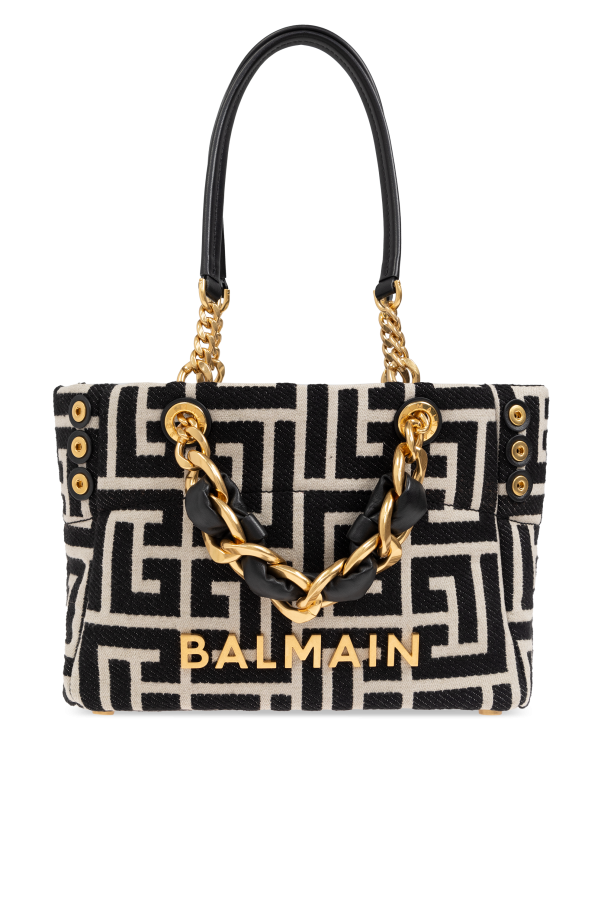 Balmain Torba `1945 Small` typu `shopper`