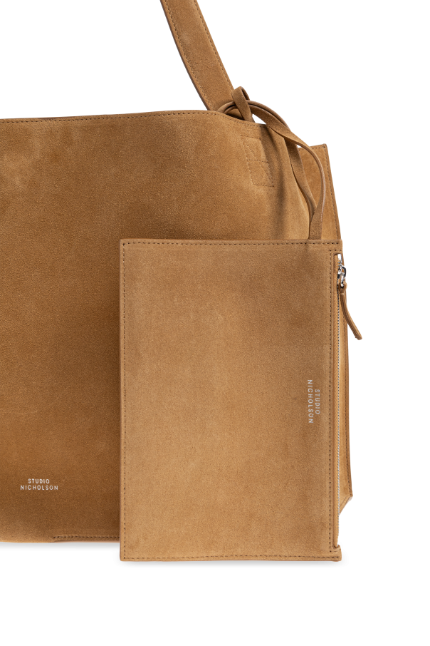 Studio Nicholson Suede 'Doublet' shopper bag