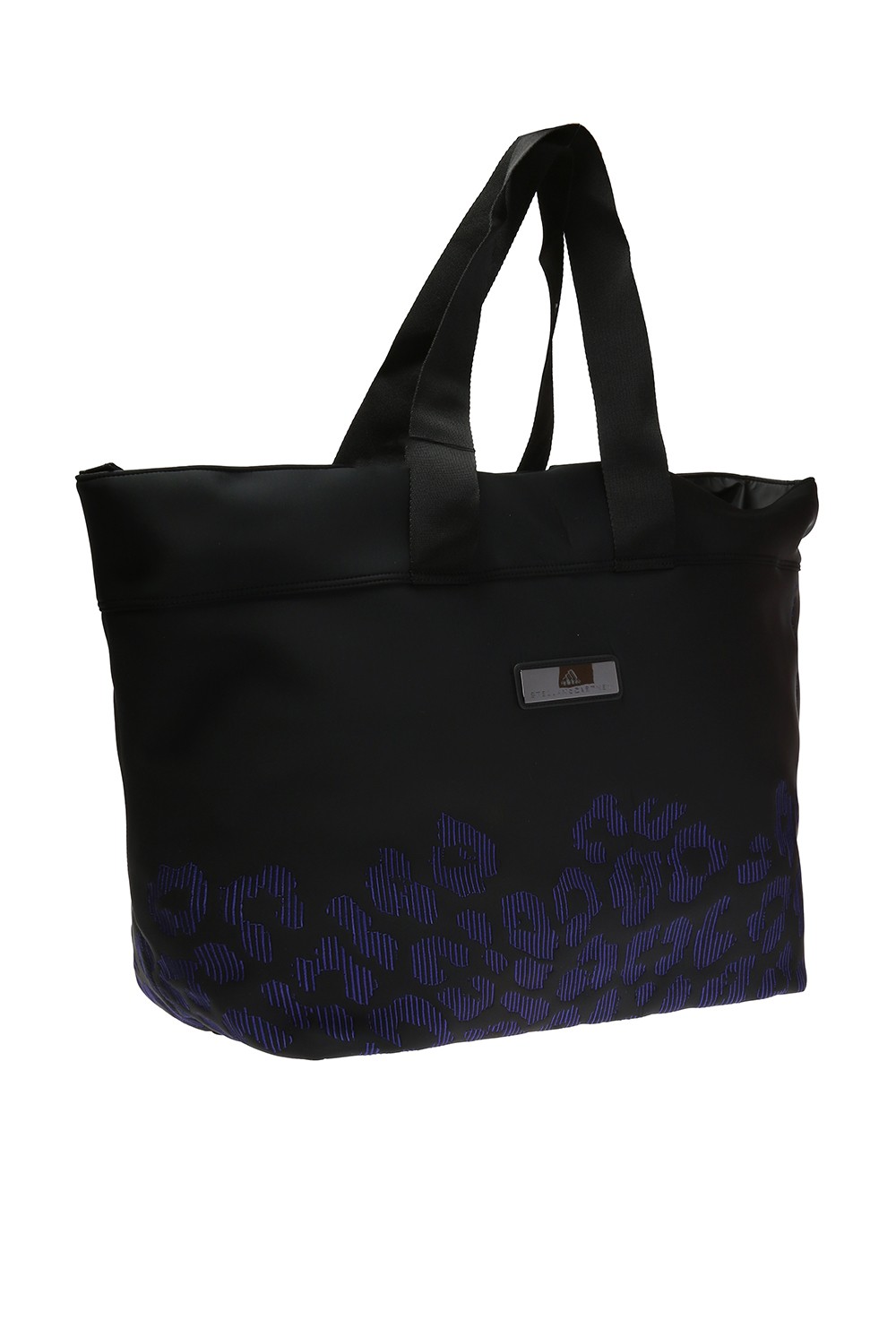 Lacoste: Black Embroidered Bag