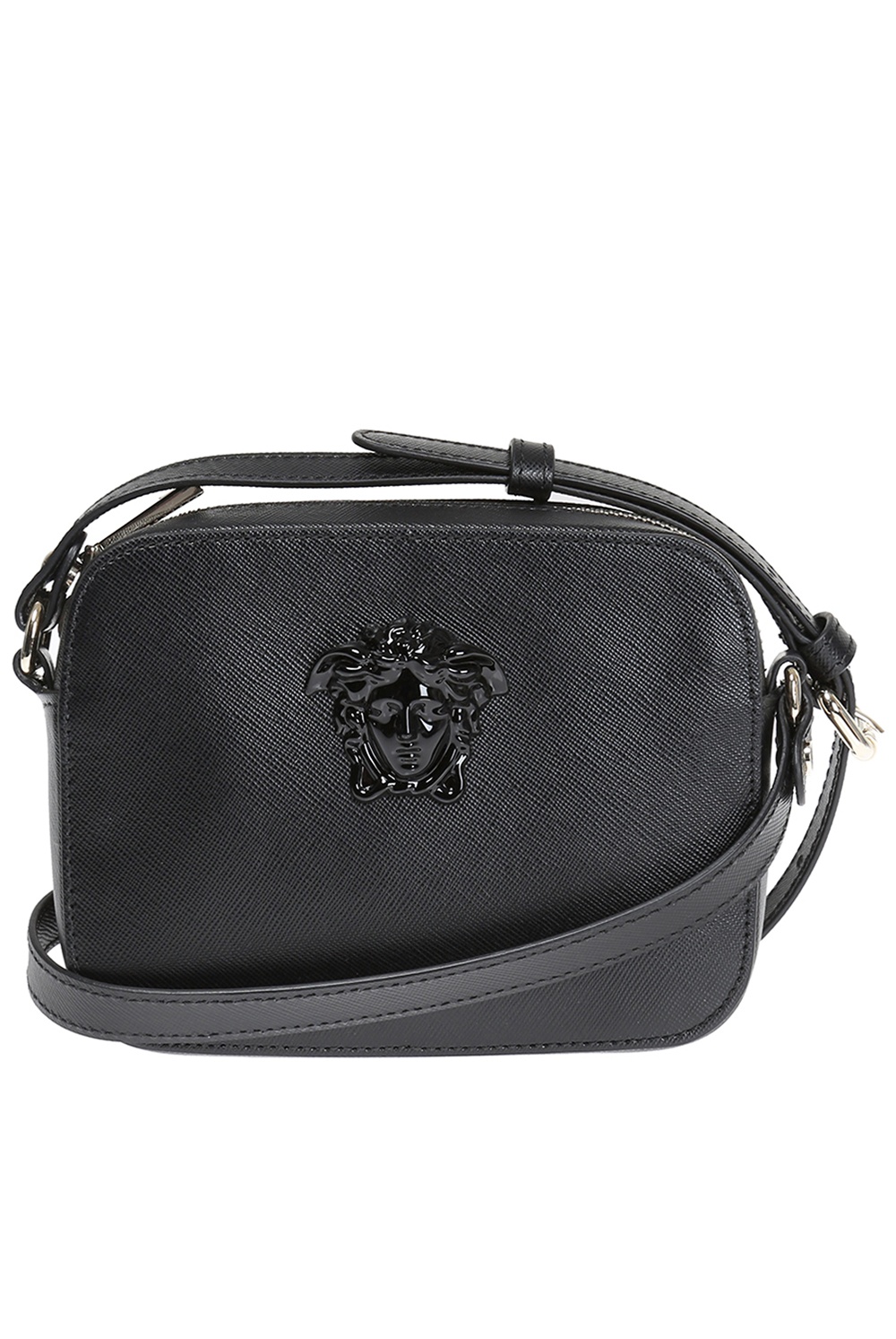 versace leather shoulder bag