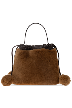 Jimmy Choo Mala 'Drawstring' de Jimmy Choo em pelo castanho