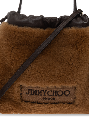 Jimmy Choo Mala 'Drawstring' de Jimmy Choo em pelo castanho