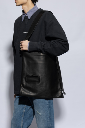 Discord Yohji Yamamoto Skórzana torba na ramię