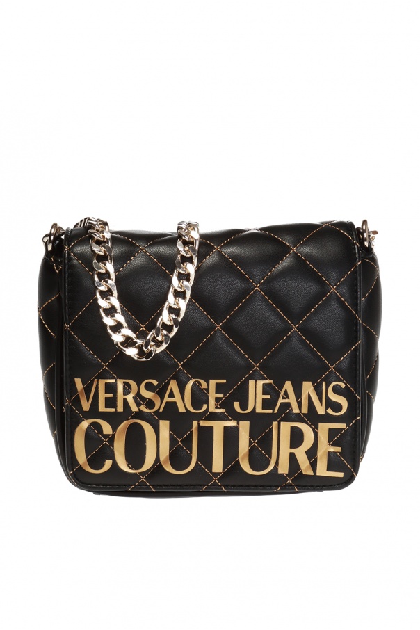 versace jeans quilted bag