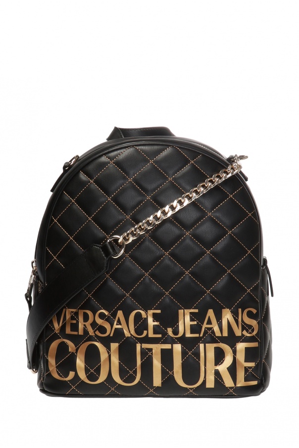 versace jeans quilted bag