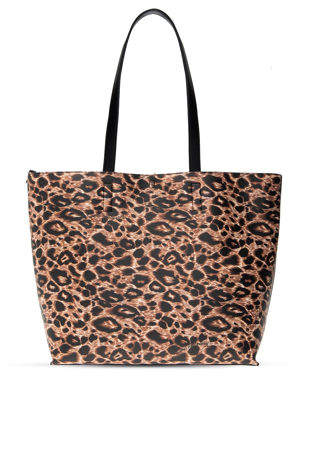 leopard print shopper bag