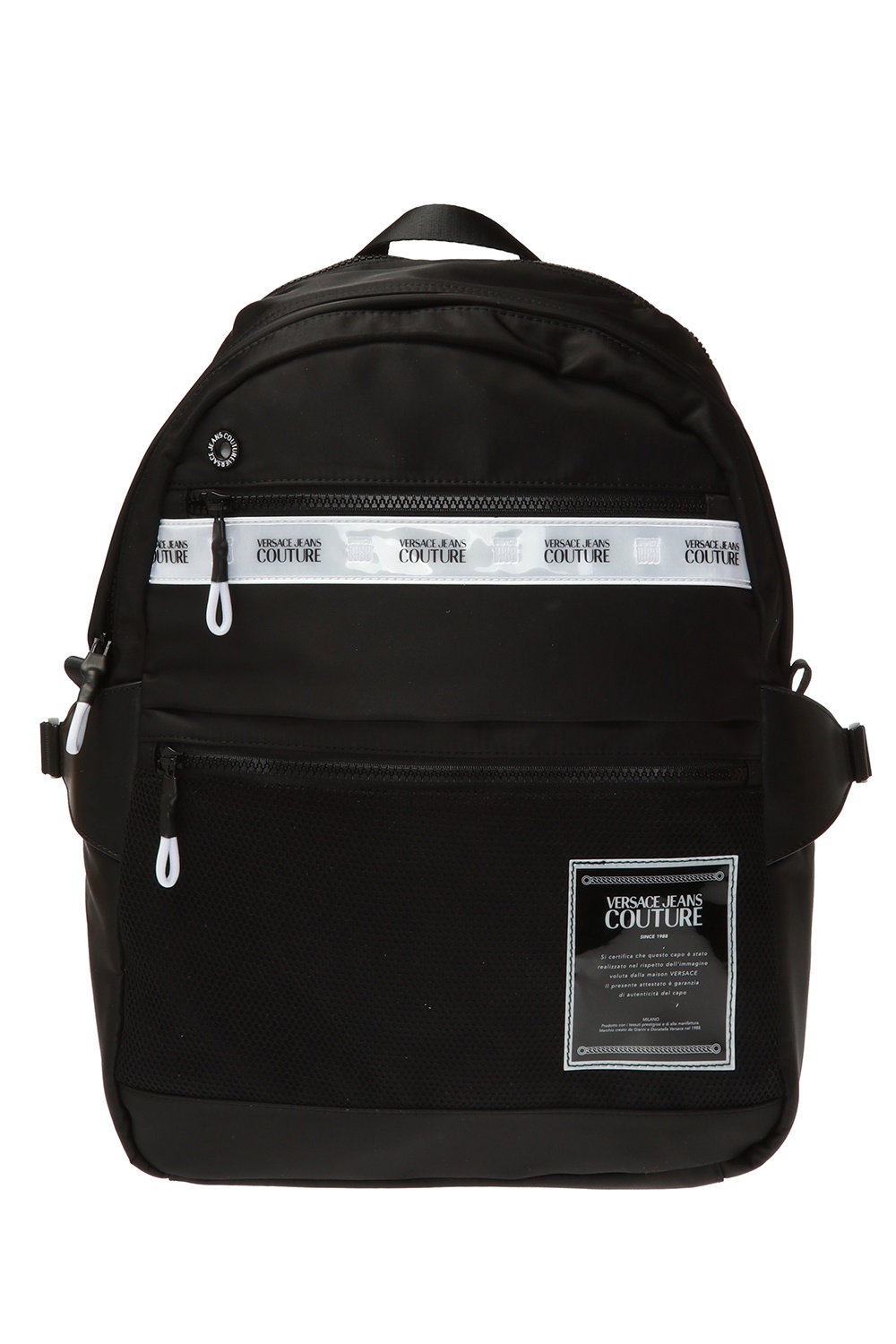 versace logo backpack