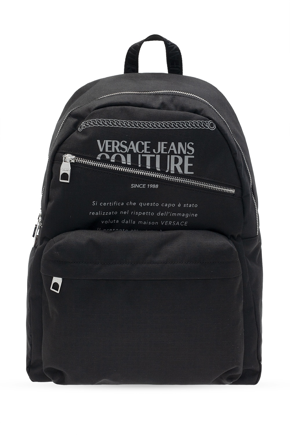 Backpack With Logo Versace Jeans Couture Adefra Us