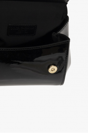 Dolce & Gabbana Kids Rucksack mit Logo-Print Schwarz ‘Sicily’ shoulder bag