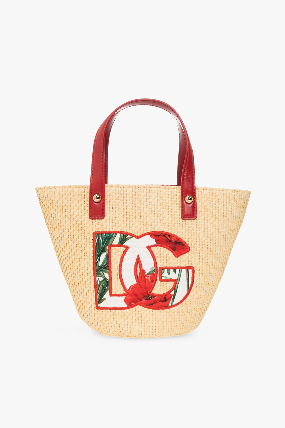 Dolce & Gabbana Beatrice Printed Leather Bag Shopper bag