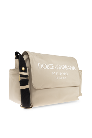 dolce & gabbana long blazer Kids Changing bag with logo