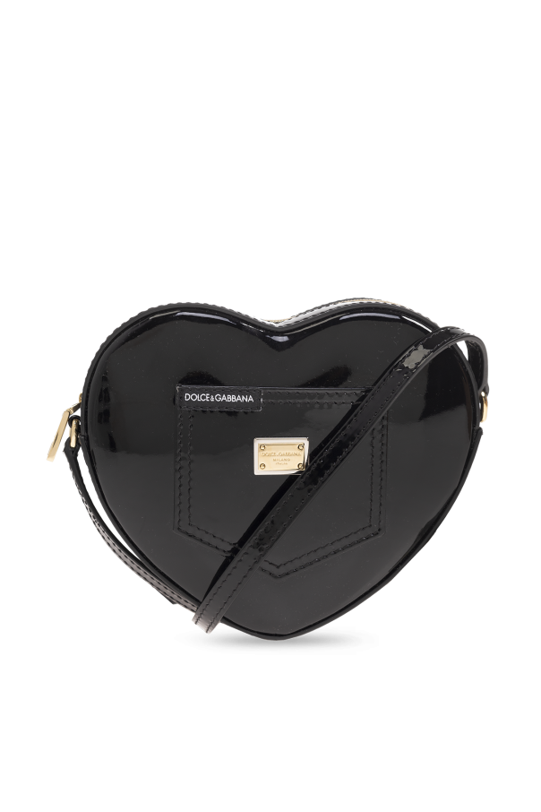 Heart-shaped shoulder bag od Dolce & Gabbana Kids