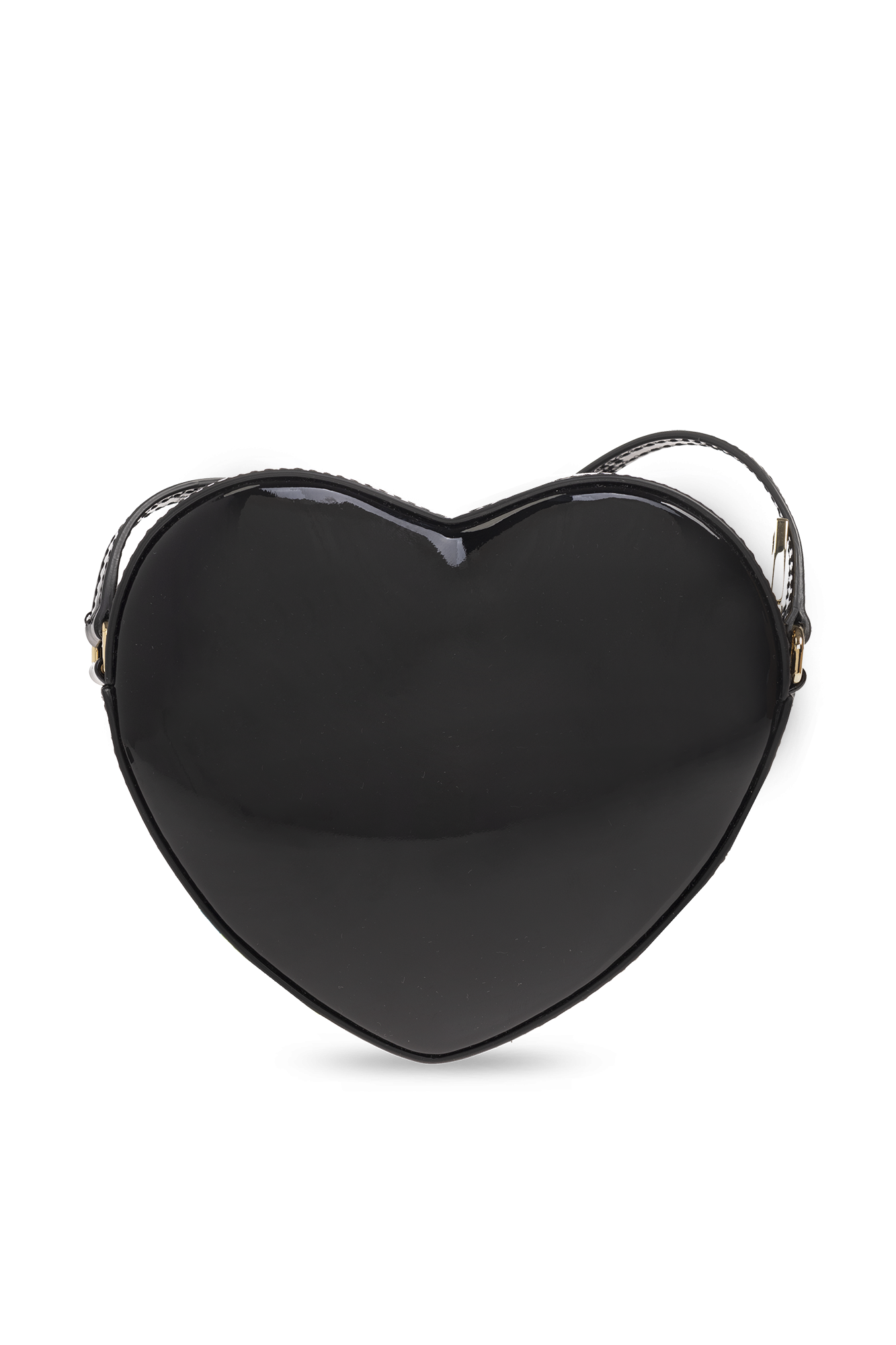 Dolce & Gabbana Pre-Owned 1990's ribbed neck denim jacket Neutrals Heart-shaped shoulder bag