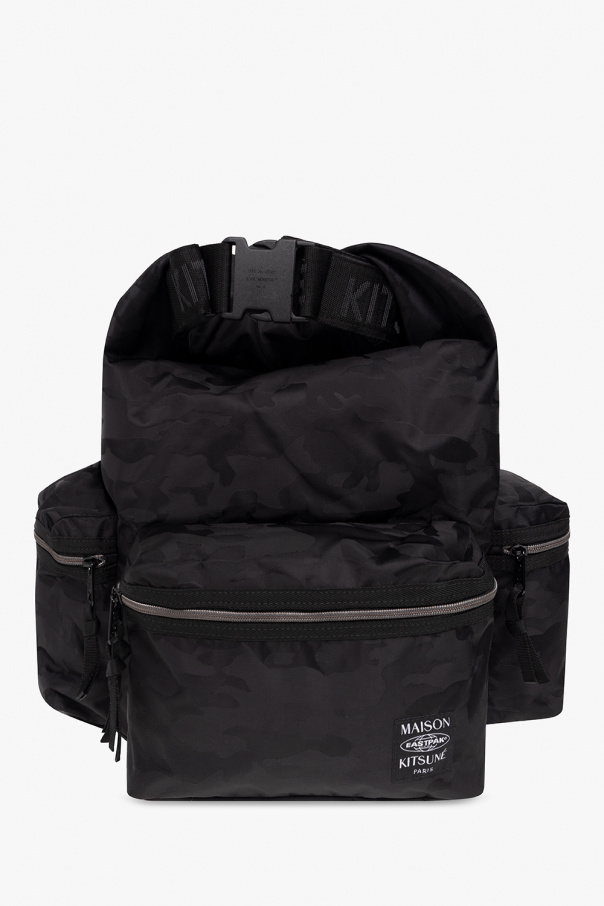 Maison Kitsuné black briefcase bag