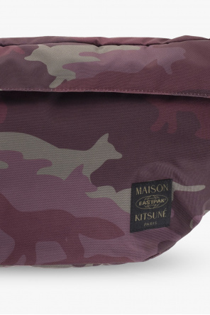 Maison Kitsuné logo-plaque cotton tote bag Neutrals