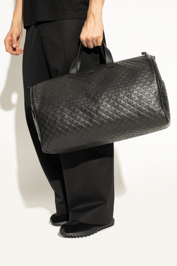 Emporio Armani Monogram carry-on bag