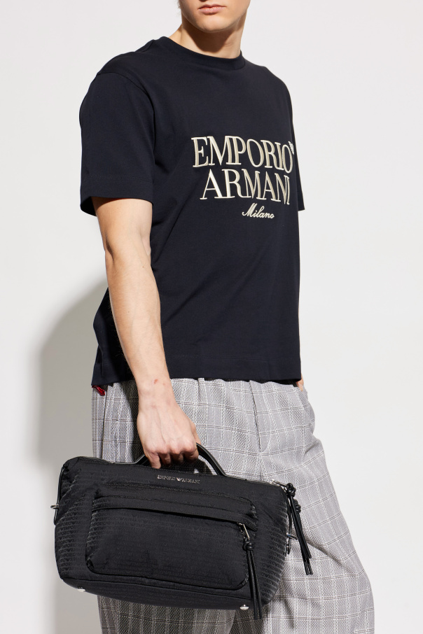 Emporio Armani Handheld bag with monogram