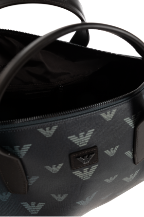 Emporio Armani Carry-on bag with monogram
