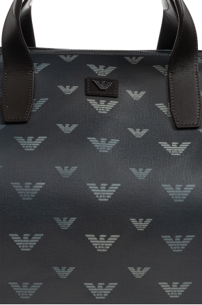 Emporio Armani Carry-on bag with monogram