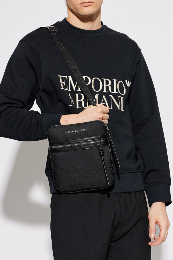 Emporio Armani Shoulder bag with a logo-shaped appliqué