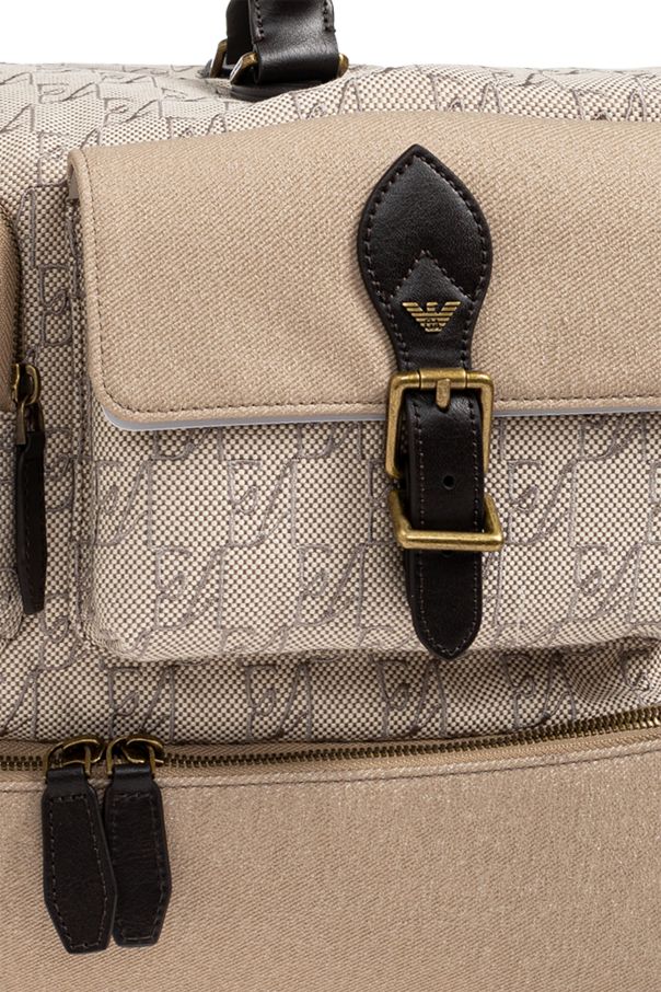Emporio Armani Monogram carry-on bag