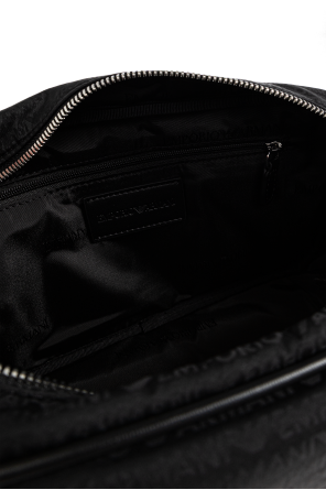 Emporio Armani Monogrammed cosmetic bag
