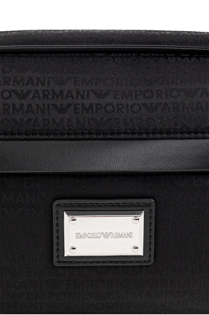 Emporio Armani Monogrammed cosmetic bag