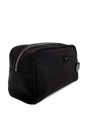 Emporio Armani Neceser con aplique de logo