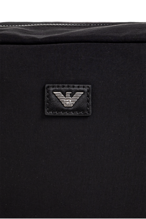 Emporio Armani Neceser con aplique de logo