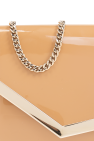 Jimmy Choo beige ‘Emmie’ patent clutch
