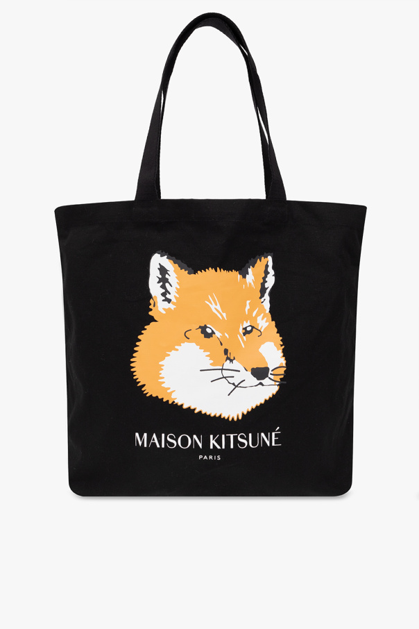 Maison Kitsuné Shopper kandy bag with logo